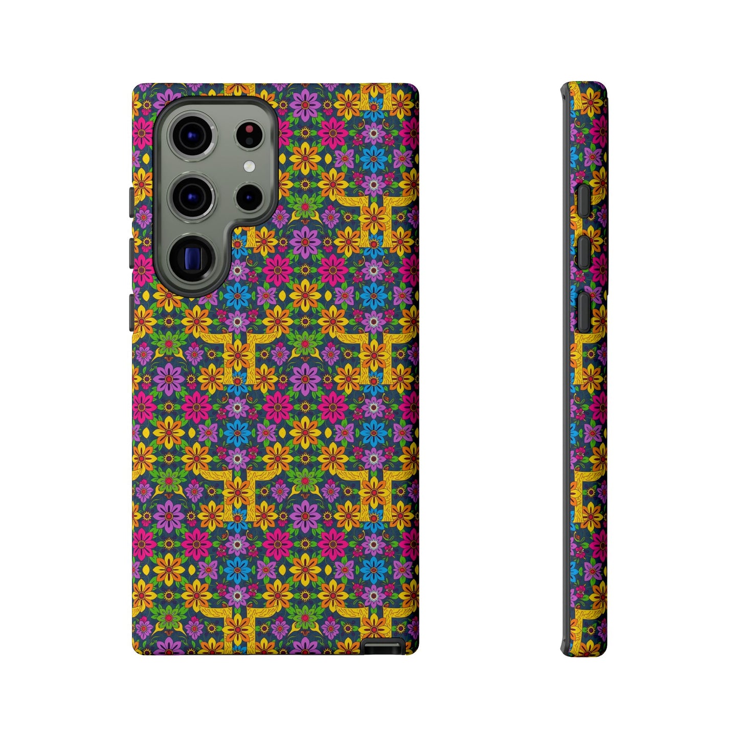 Tough Cases, Gemini, Zodiac v3, Flower Pattern