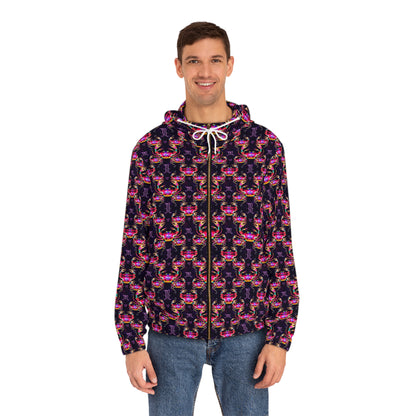 Full-Zip Hoodie (AOP), Cancer, Zodiac, Pattern