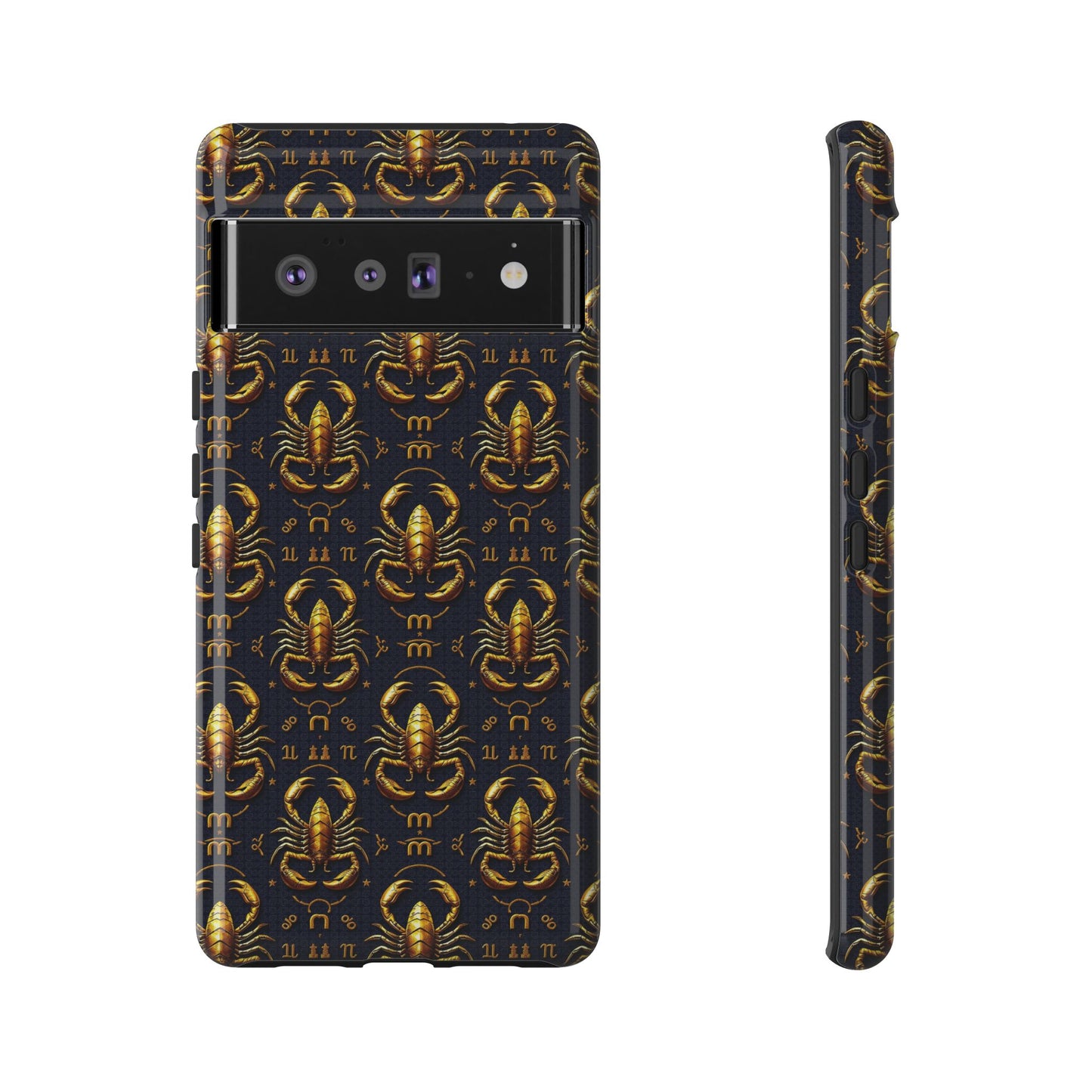 Tough Cases, Scorpio, Zodiac, Metal Pattern
