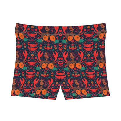 Women's Shorts, (AOP), Cancer, Zodiac, Sexy Pattern