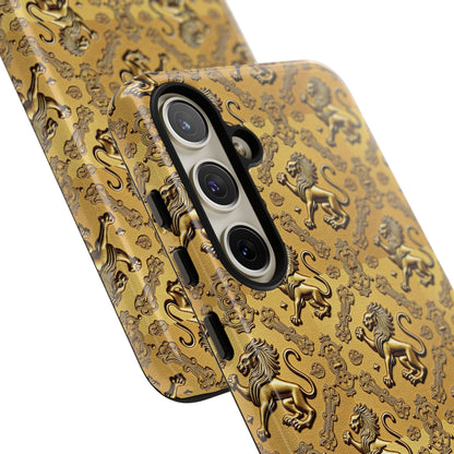 Tough Cases, Leo, Zodiac, Metal Pattern