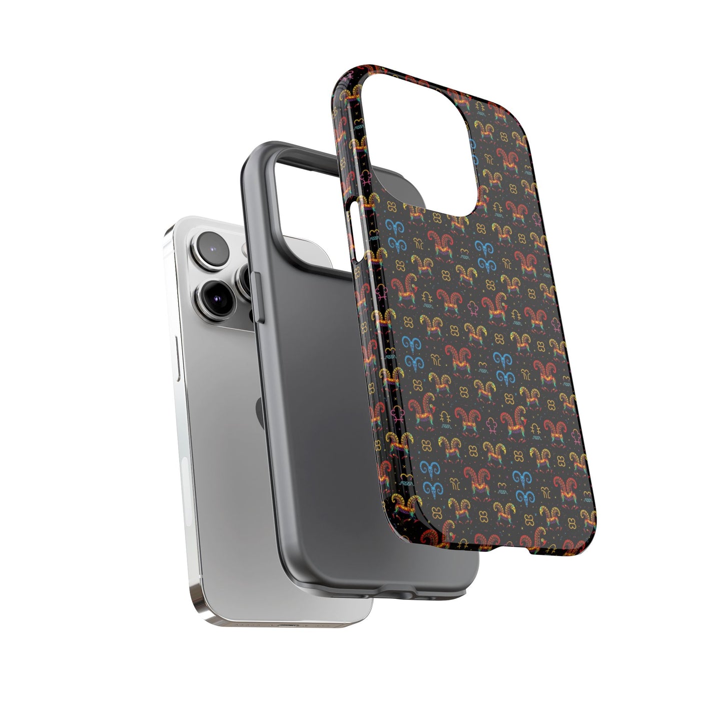 Tough Cases, Aries, Zodiac v1, Metal Pattern
