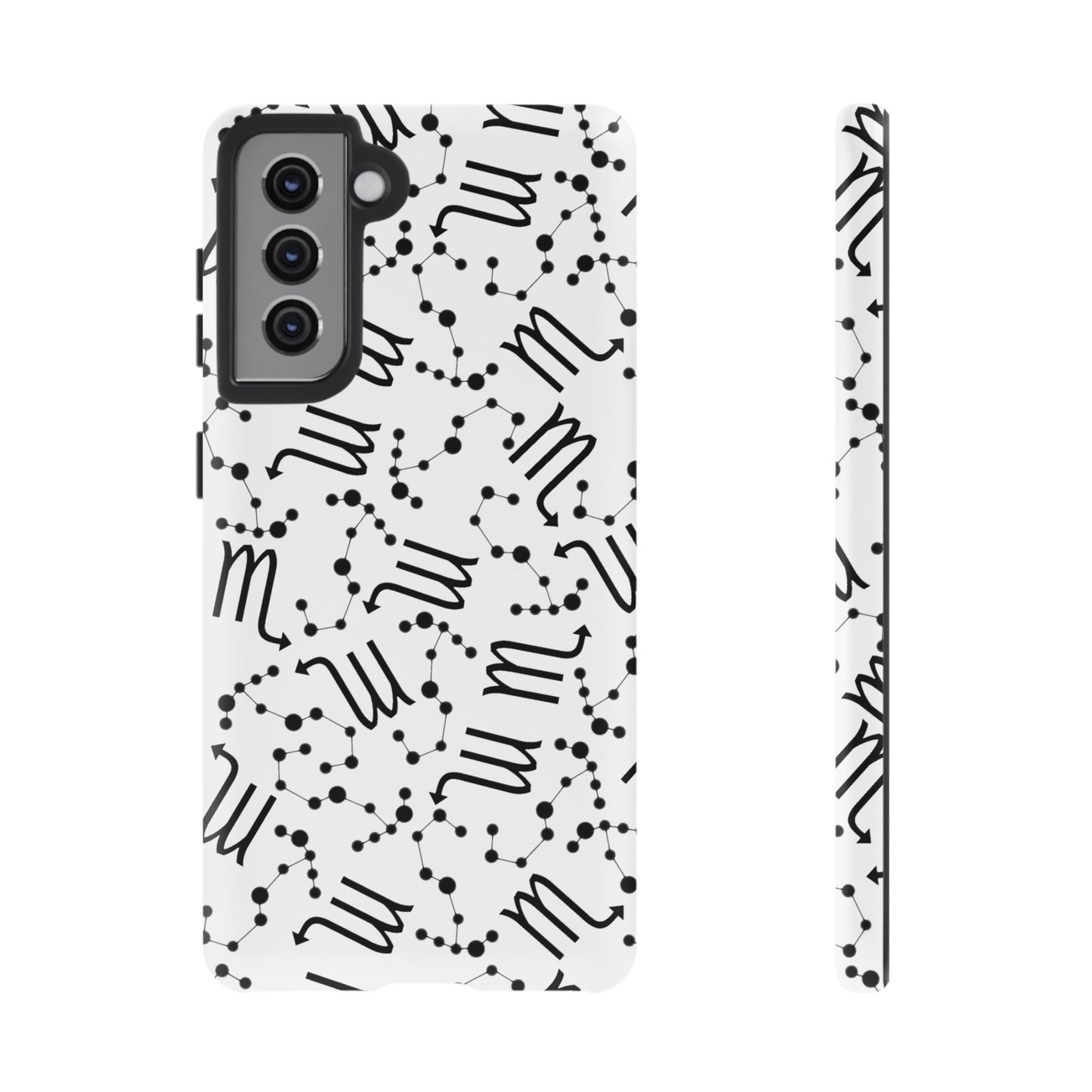 Tough Cases with the Scorpio Zodiac sign for iPhone, Samsung Galaxy, and Google Pixel devices
