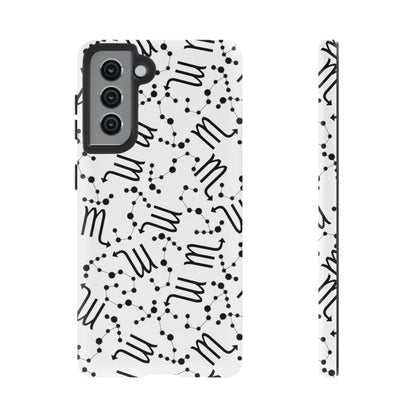 Tough Cases with the Scorpio Zodiac sign for iPhone, Samsung Galaxy, and Google Pixel devices