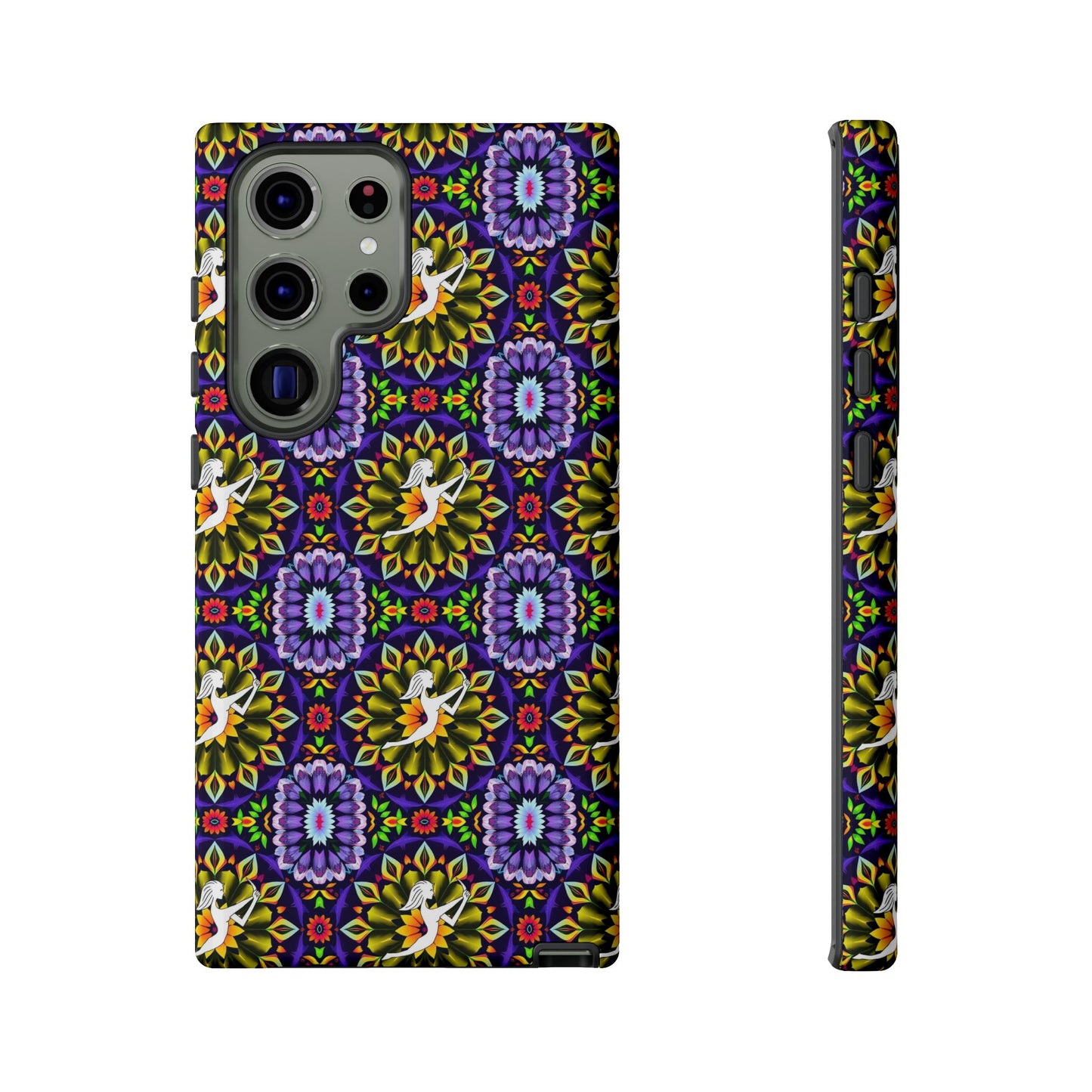 Tough Cases, Sagittarius, Zodiac v1, Flower Pattern