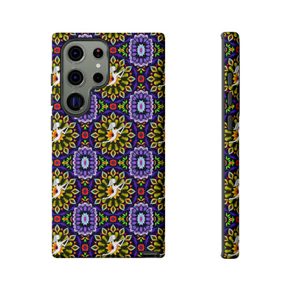 Tough Cases, Sagittarius, Zodiac v1, Flower Pattern