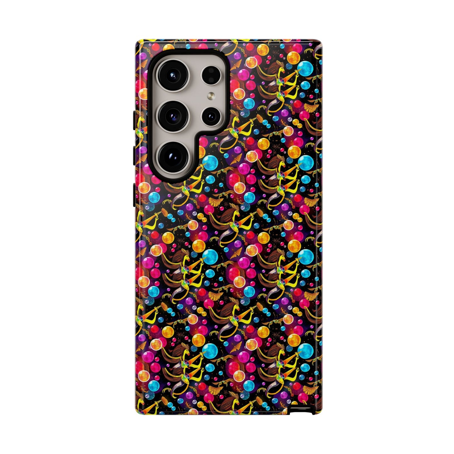 Tough Cases, Sagittarius, Zodiac v1, Bubble Pattern