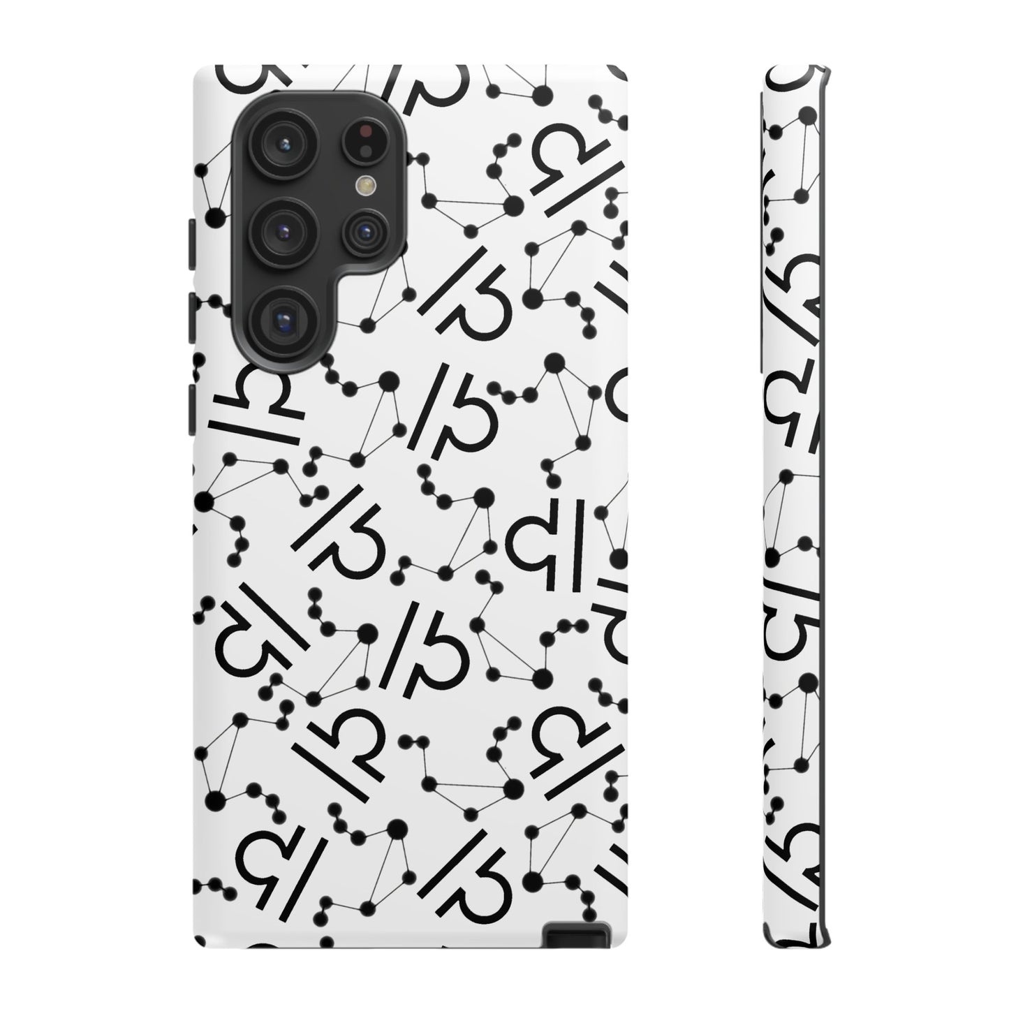 Tough Cases with the Libra Zodiac sign for iPhone, Samsung Galaxy, and Google Pixel devices