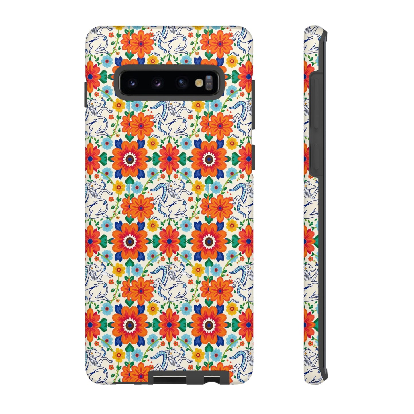 Tough Cases, Virgo, Zodiac v4, Flower Pattern