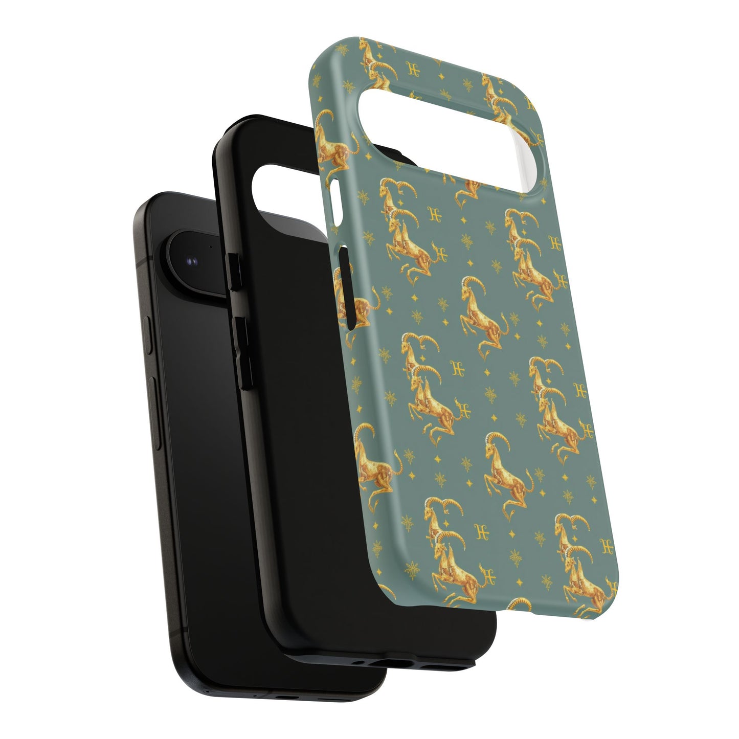 Tough Cases, Capricorn, Zodiac v1, Metal Pattern