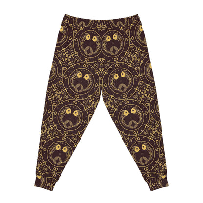 Athletic Joggers, Zodiac Design, Pattern v1, Pisces, AOP