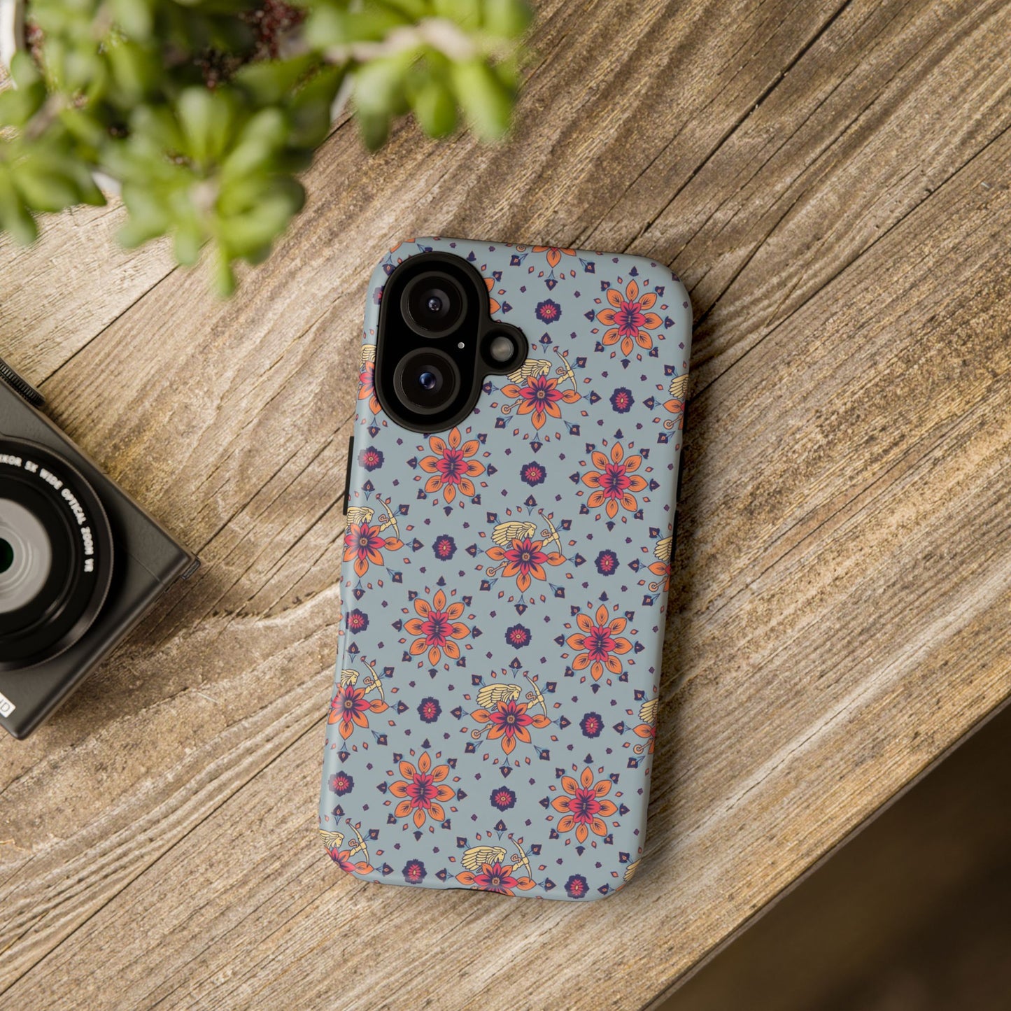 Tough Cases, Sagittarius, Zodiac v3, Flower Pattern