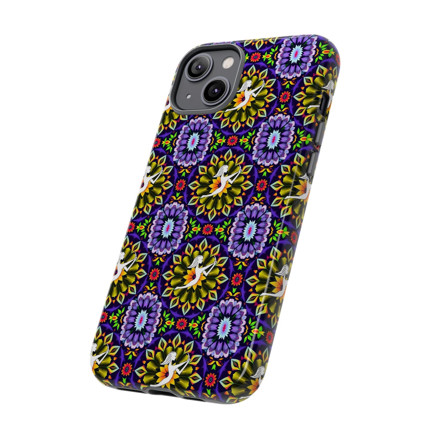 Tough Cases, Sagittarius, Zodiac v1, Flower Pattern