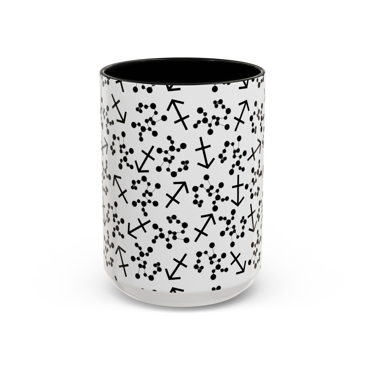 Accent Coffee Mug with the Sagittarius sign (11, 15oz)