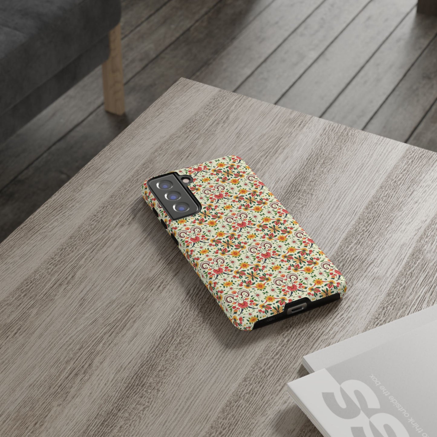 Tough Cases, Aries, Zodiac, Flower Pattern