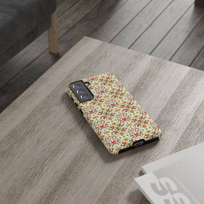Tough Cases, Aries, Zodiac, Flower Pattern