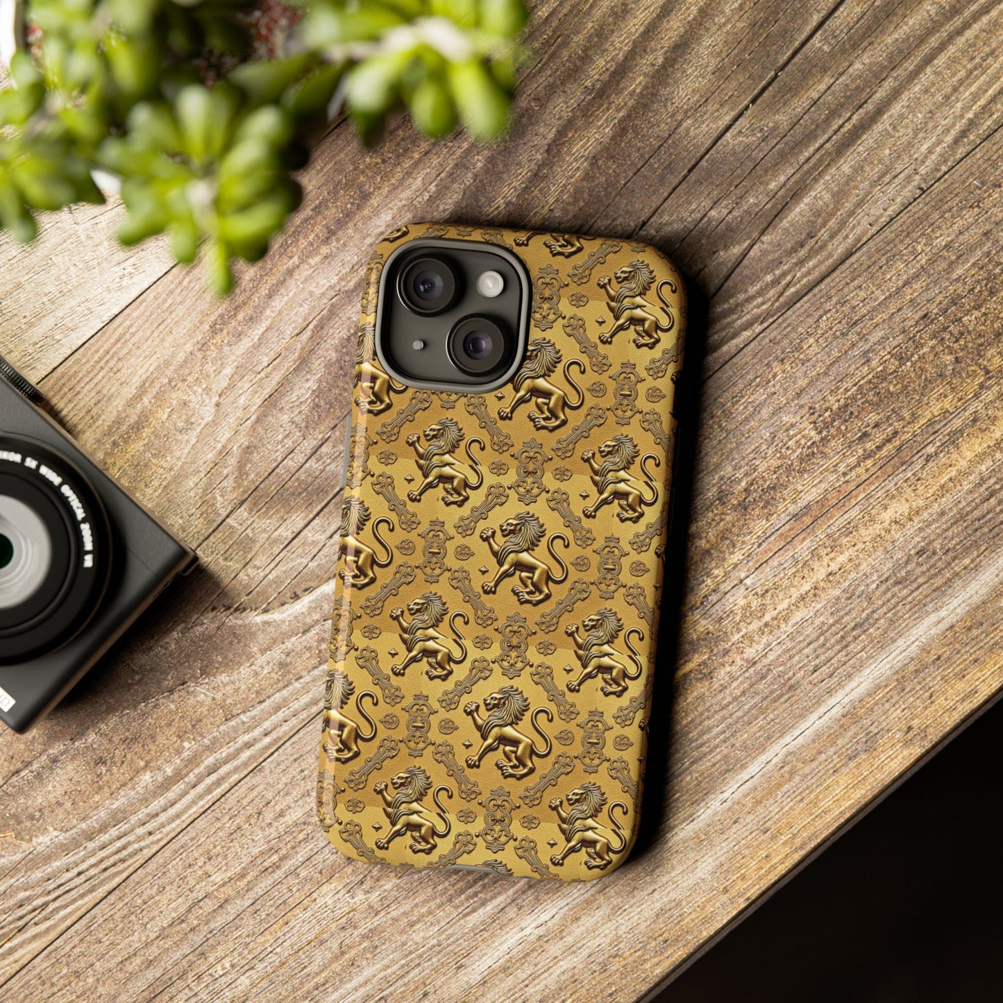 Tough Cases, Leo, Zodiac, Metal Pattern
