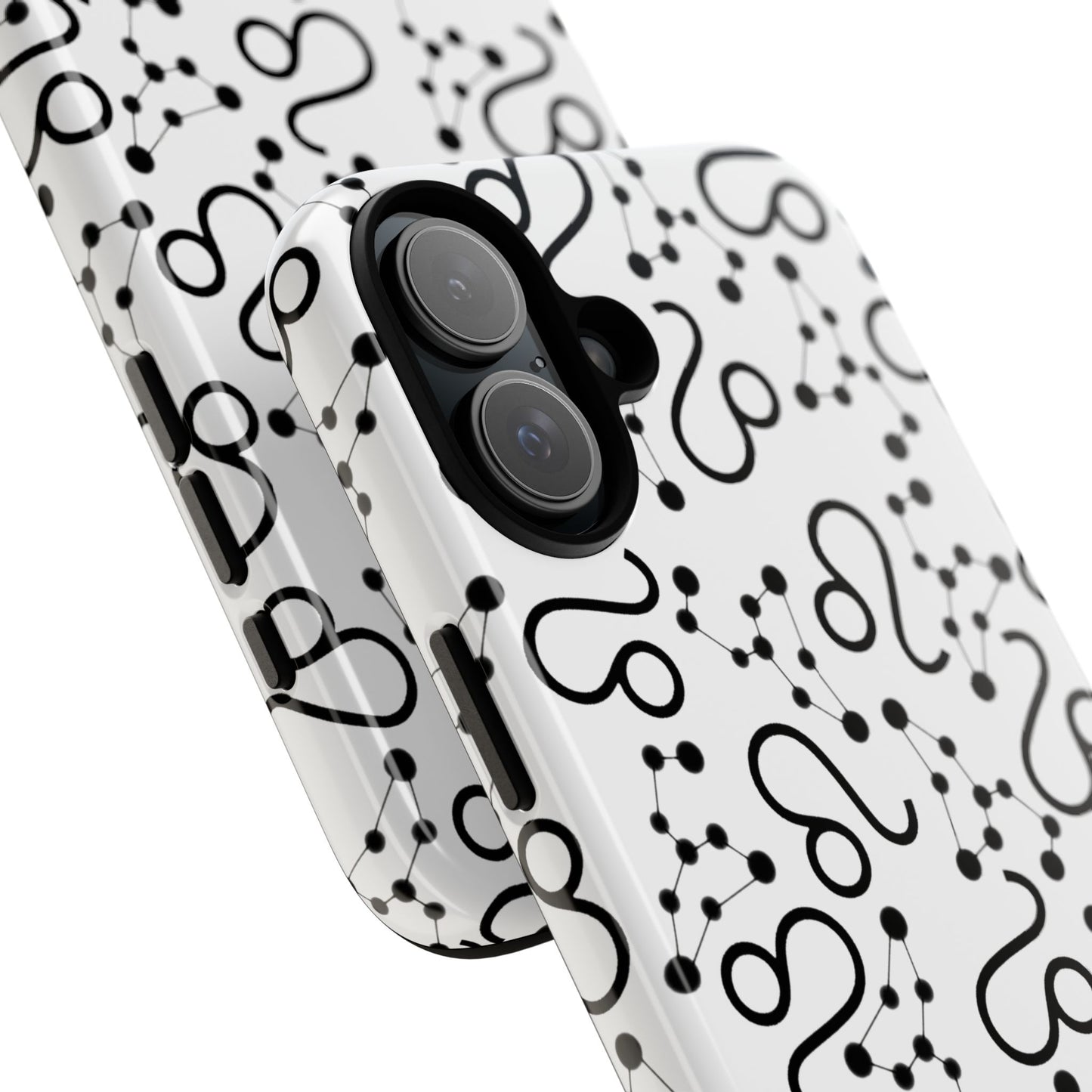 Tough Cases with the Leo Zodiac sign for iPhone, Samsung Galaxy, and Google Pixel devices