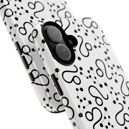 Tough Cases with the Leo Zodiac sign for iPhone, Samsung Galaxy, and Google Pixel devices