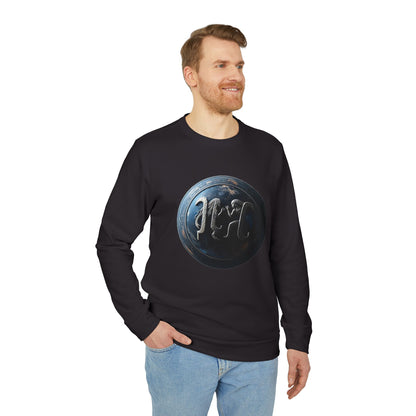 Adidas, Unisex Fleece Crewneck Sweatshirt, Gemini, Space Symbol, Zodiac