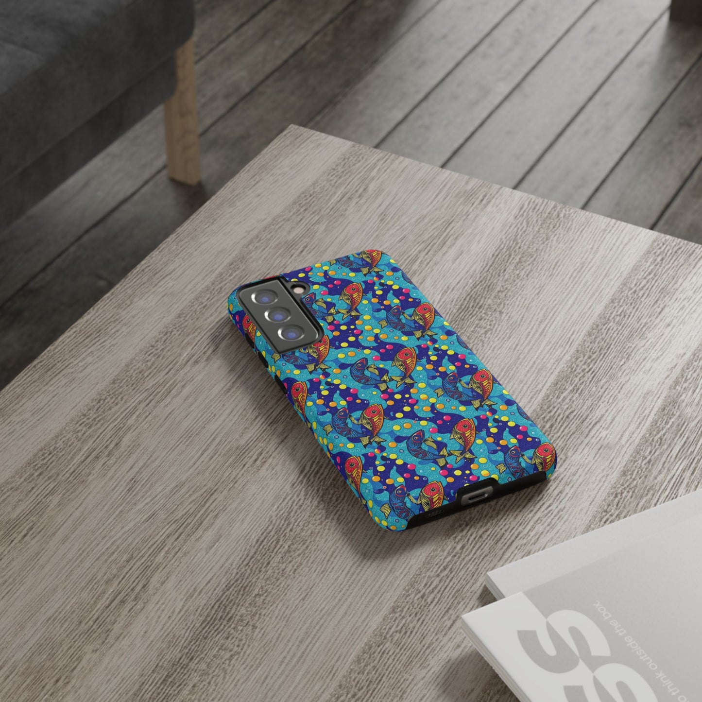 Tough Cases, Pisces, Zodiac v2, Bubble Pattern