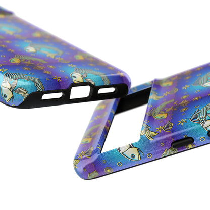 Tough Cases, Pisces, Zodiac v2, Metal Pattern