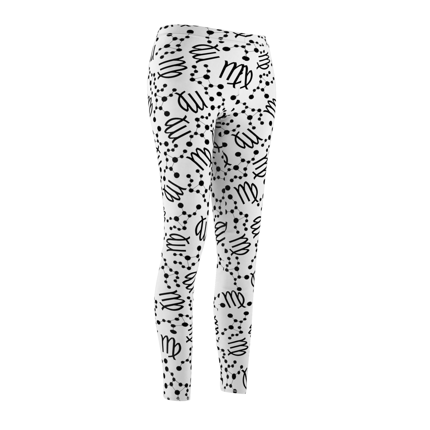Women's Zodiac Cut & Sew Casual Leggings Virgo Zodiac sign