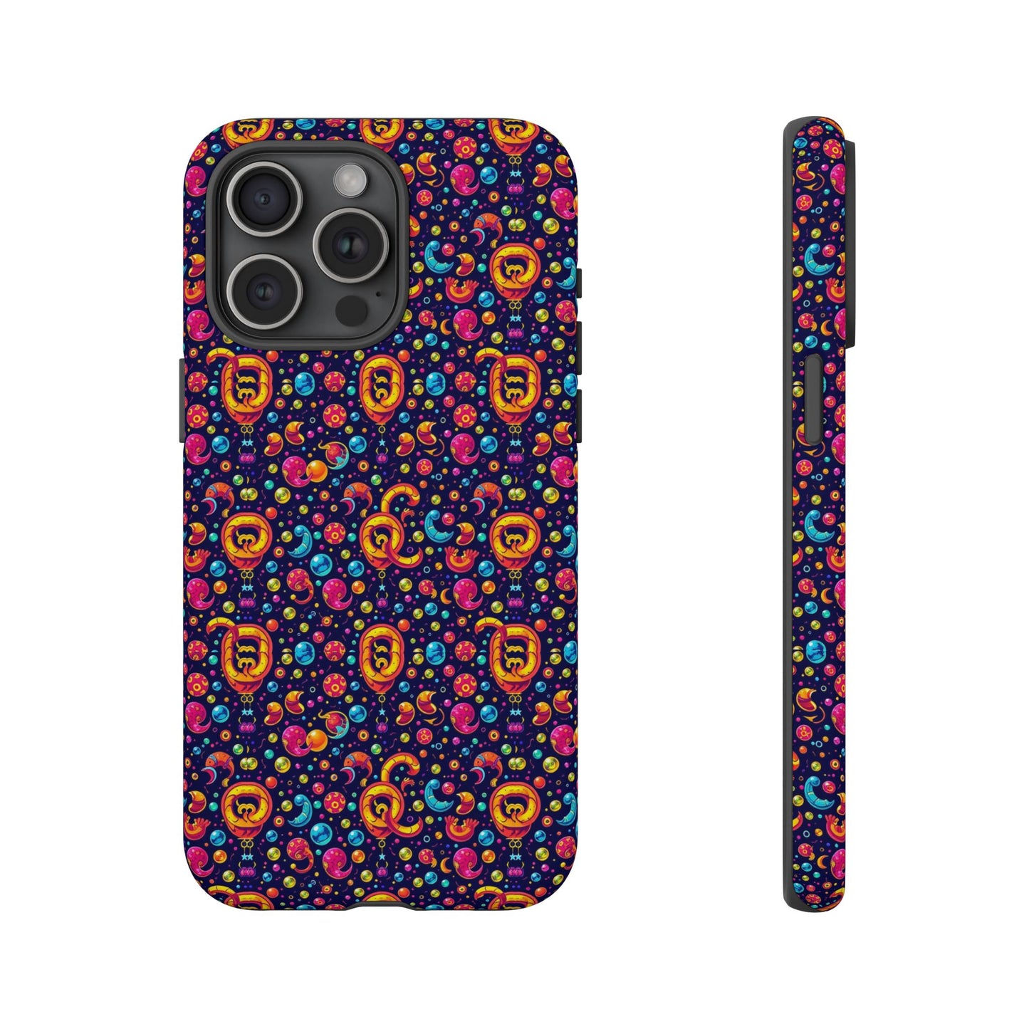 Tough Cases, Aquarius, Zodiac v1, Bubble Pattern