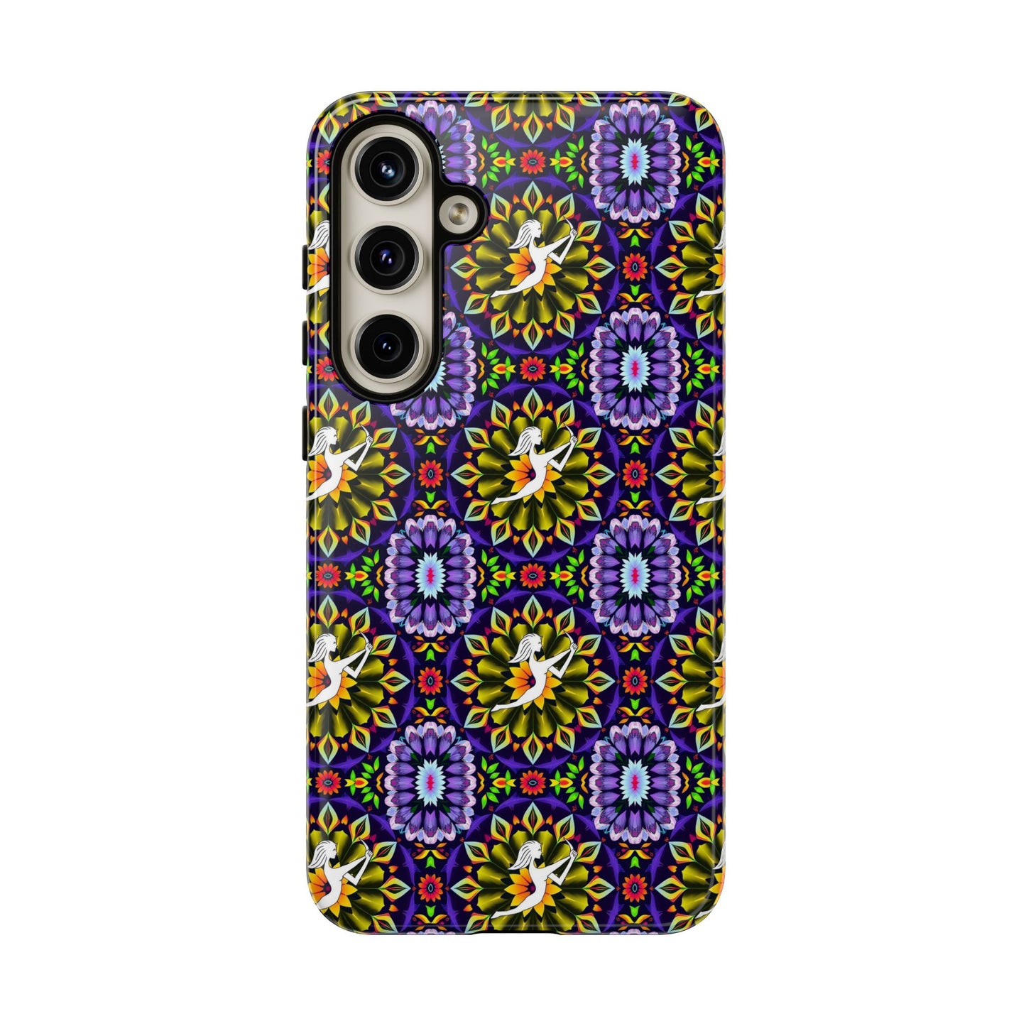Tough Cases, Sagittarius, Zodiac v1, Flower Pattern