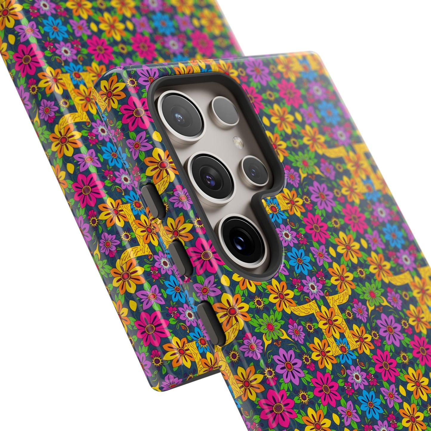 Tough Cases, Gemini, Zodiac v3, Flower Pattern