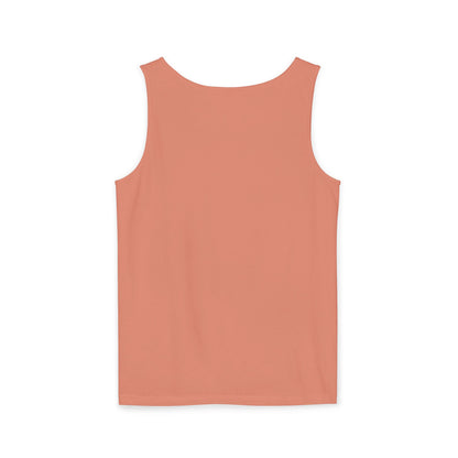 Unisex Garment-Dyed, Tank Top, Virgo Design, Pop Art v1, 100% US cotton