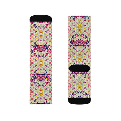 Sublimation Socks, Cancer, Zodiac v3, Pattern