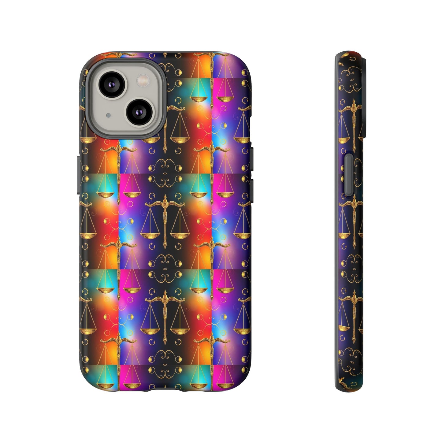 Tough Cases, Libra, Zodiac v1, Metal Pattern