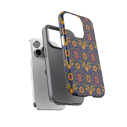 Tough Cases, Taurus, Zodiac v3, Flower Pattern
