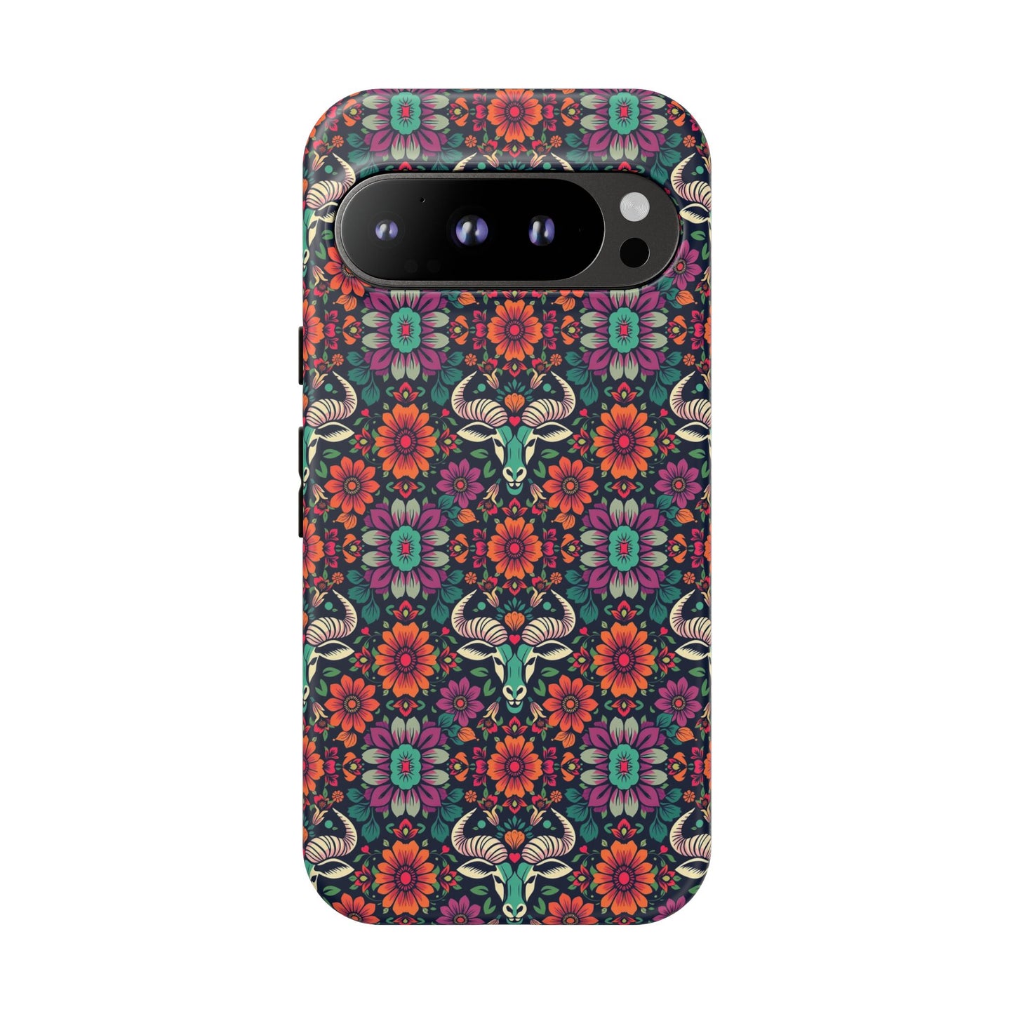 Tough Cases, Taurus, Zodiac v4, Flower Pattern