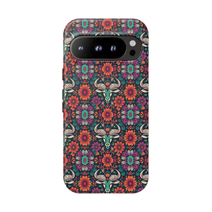Tough Cases, Taurus, Zodiac v4, Flower Pattern