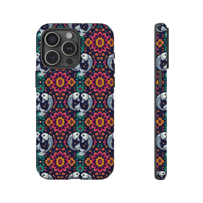 Tough Cases, Pisces, Zodiac v4, Flower Pattern