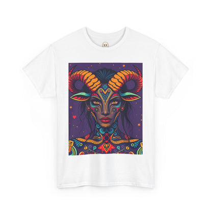 Unisex Heavy Cotton T-Shirt, Taurus, Zodiac v3, Sexy Art