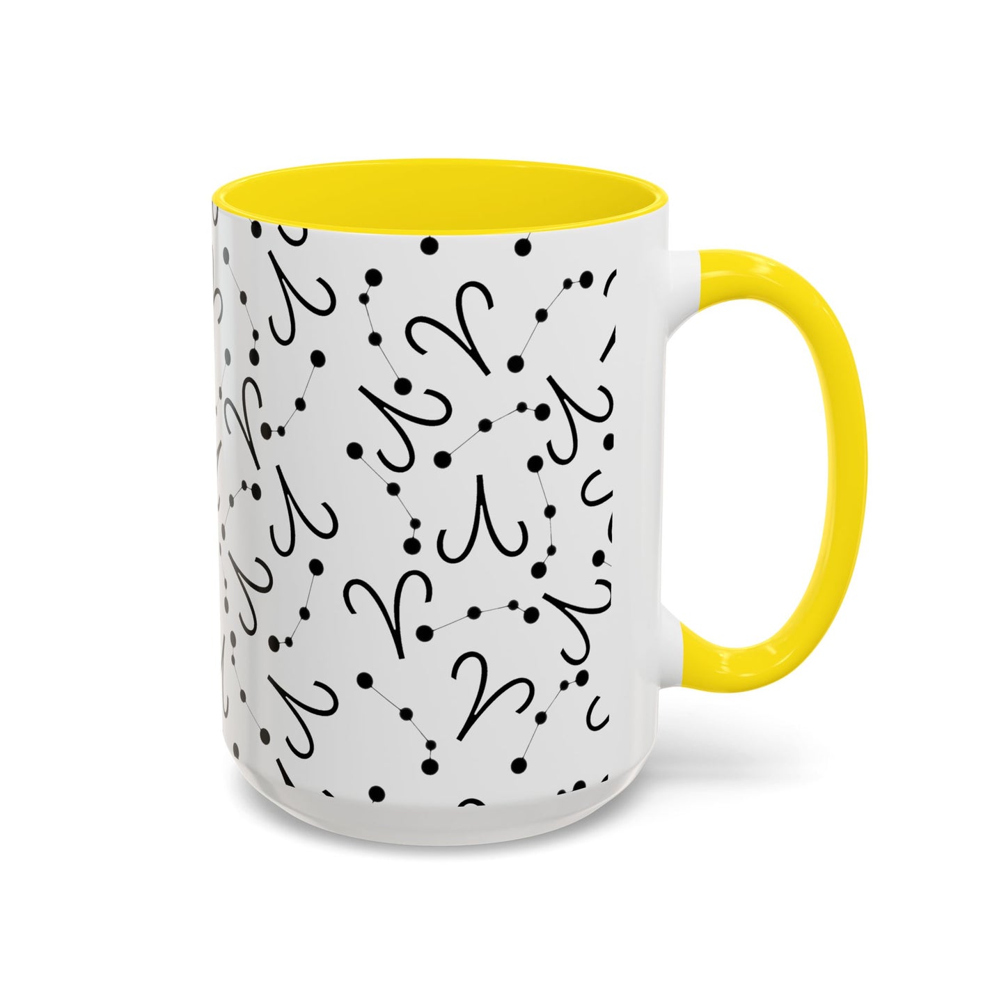 Accent Coffee Mug with the Aries sign (11, 15oz)