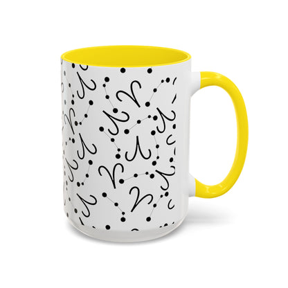 Accent Coffee Mug with the Aries sign (11, 15oz)