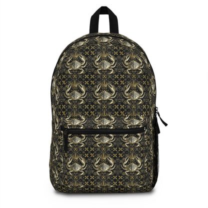 Backpack, Cancer, Zodiac, Metal Pattern
