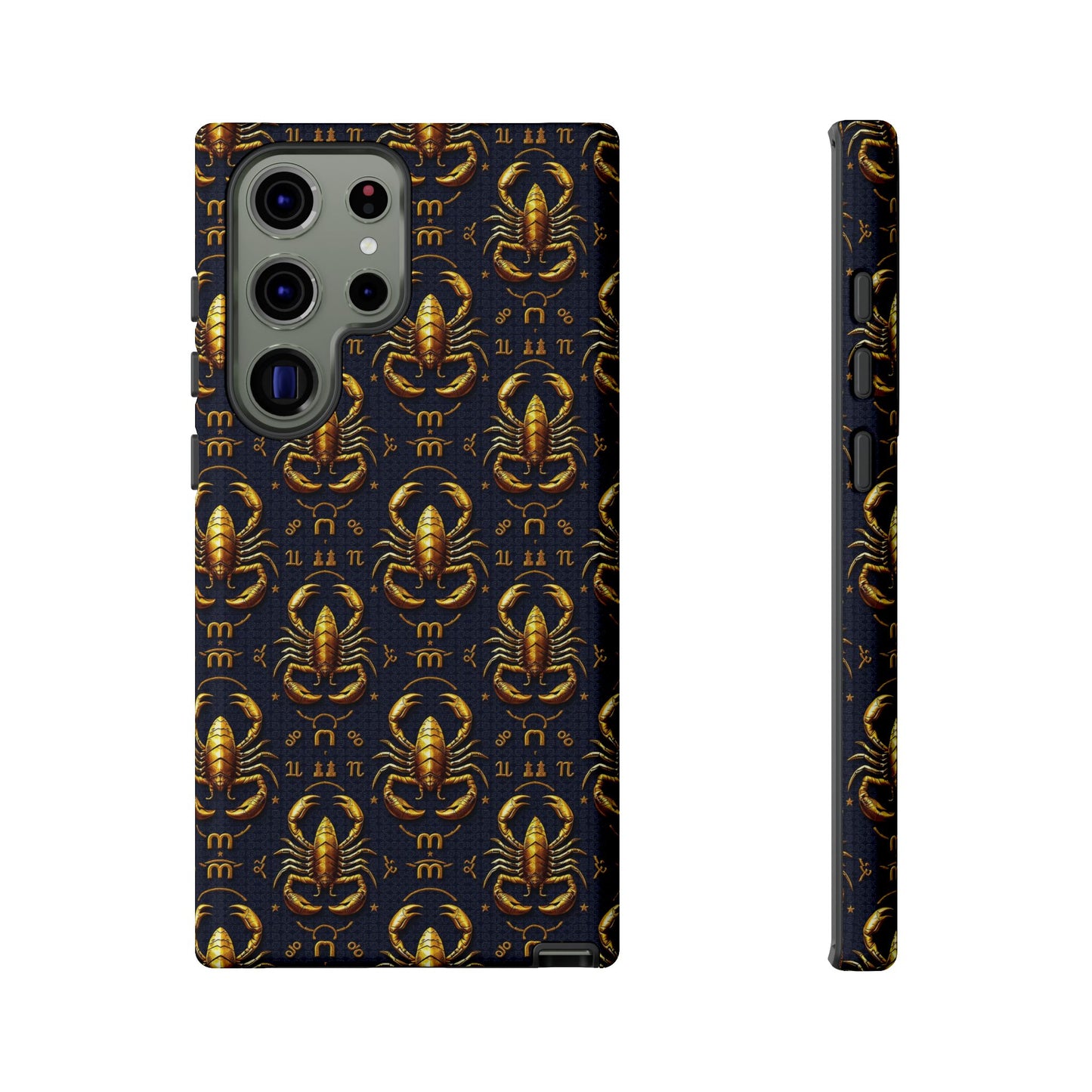 Tough Cases, Scorpio, Zodiac, Metal Pattern