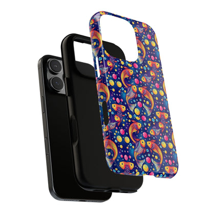 Tough Cases, Pisces, Zodiac, Bubble Pattern