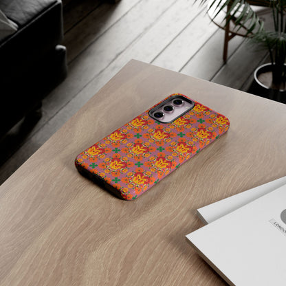 Tough Cases, Aries, Zodiac v1, Flower Pattern
