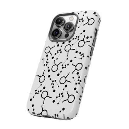 Tough Cases with the Taurus Zodiac sign for iPhone, Samsung Galaxy, and Google Pixel devices