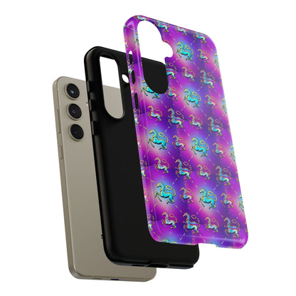 Tough Cases, Aquarius, Zodiac, Metal Pattern