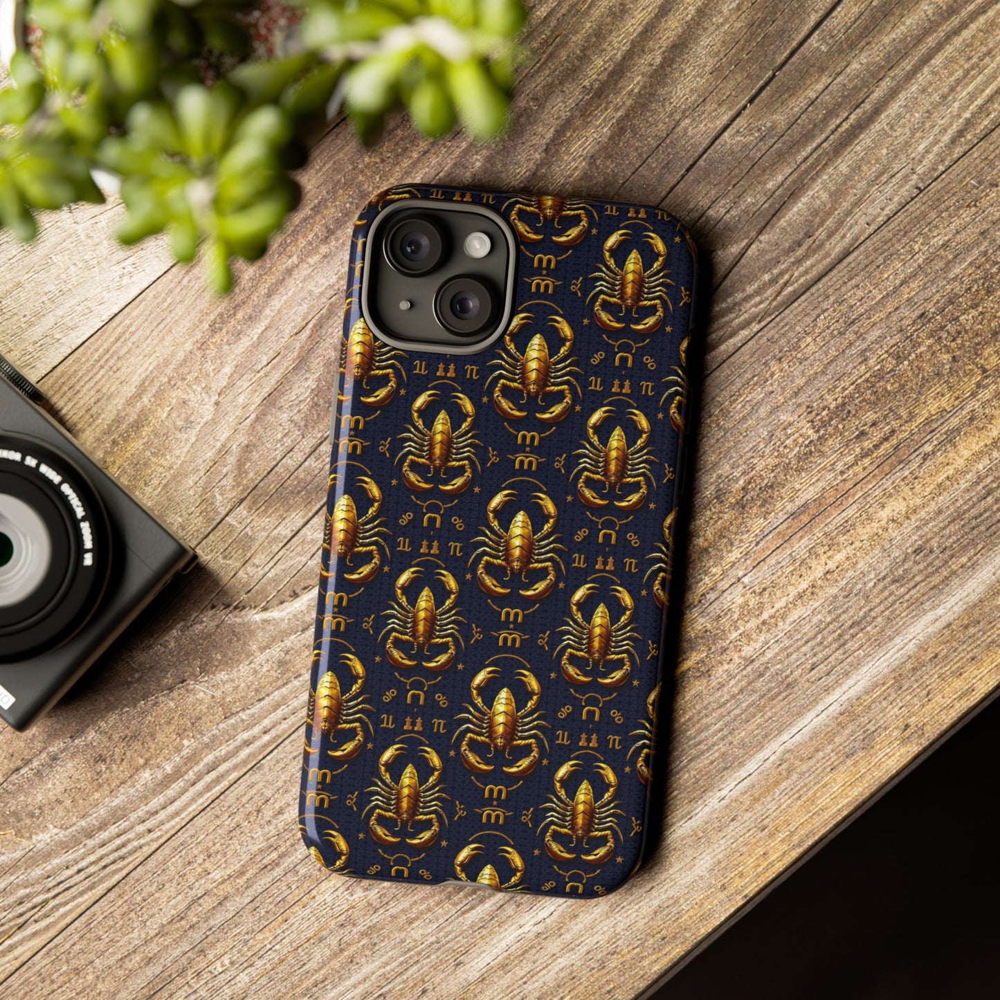 Tough Cases, Scorpio, Zodiac, Metal Pattern