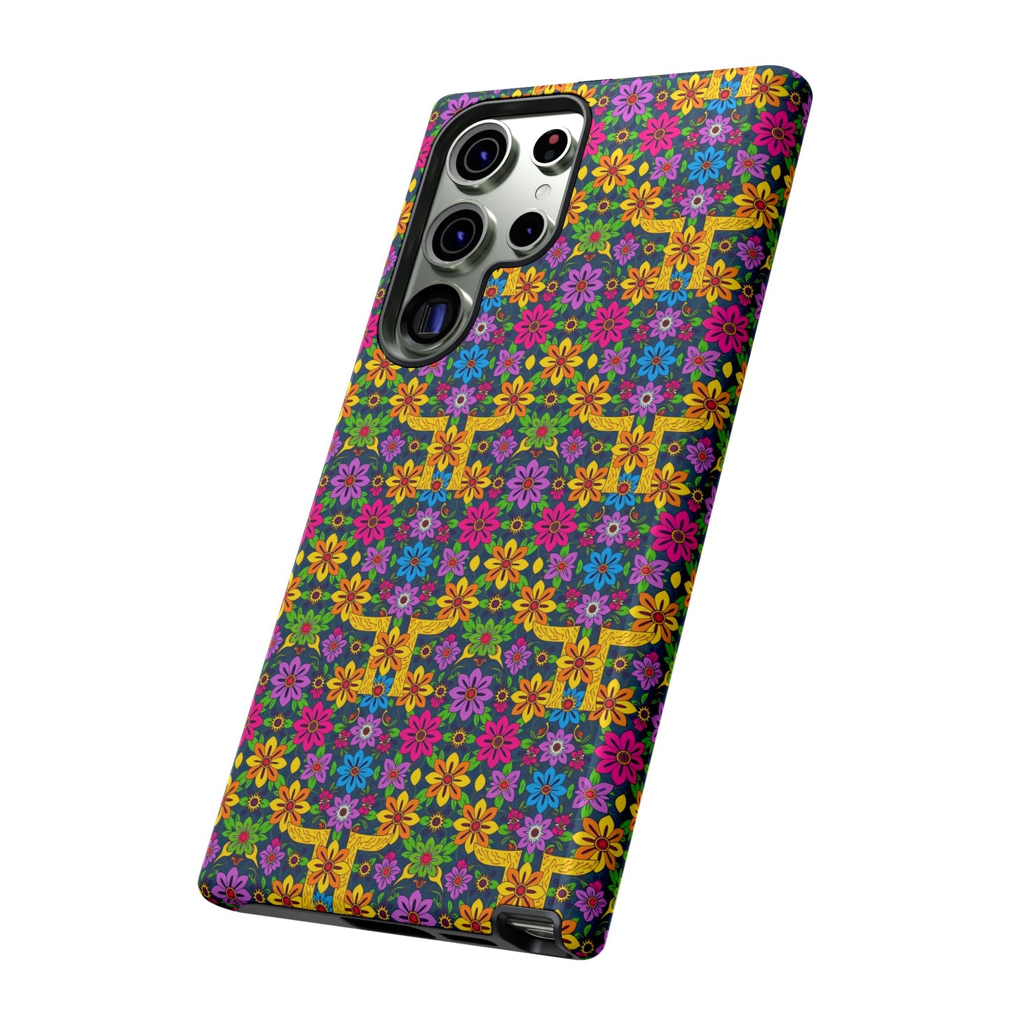 Tough Cases, Gemini, Zodiac v3, Flower Pattern