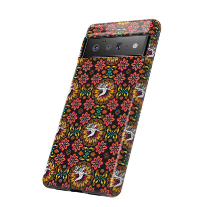 Tough Cases, Sagittarius, Zodiac v2, Flower Pattern