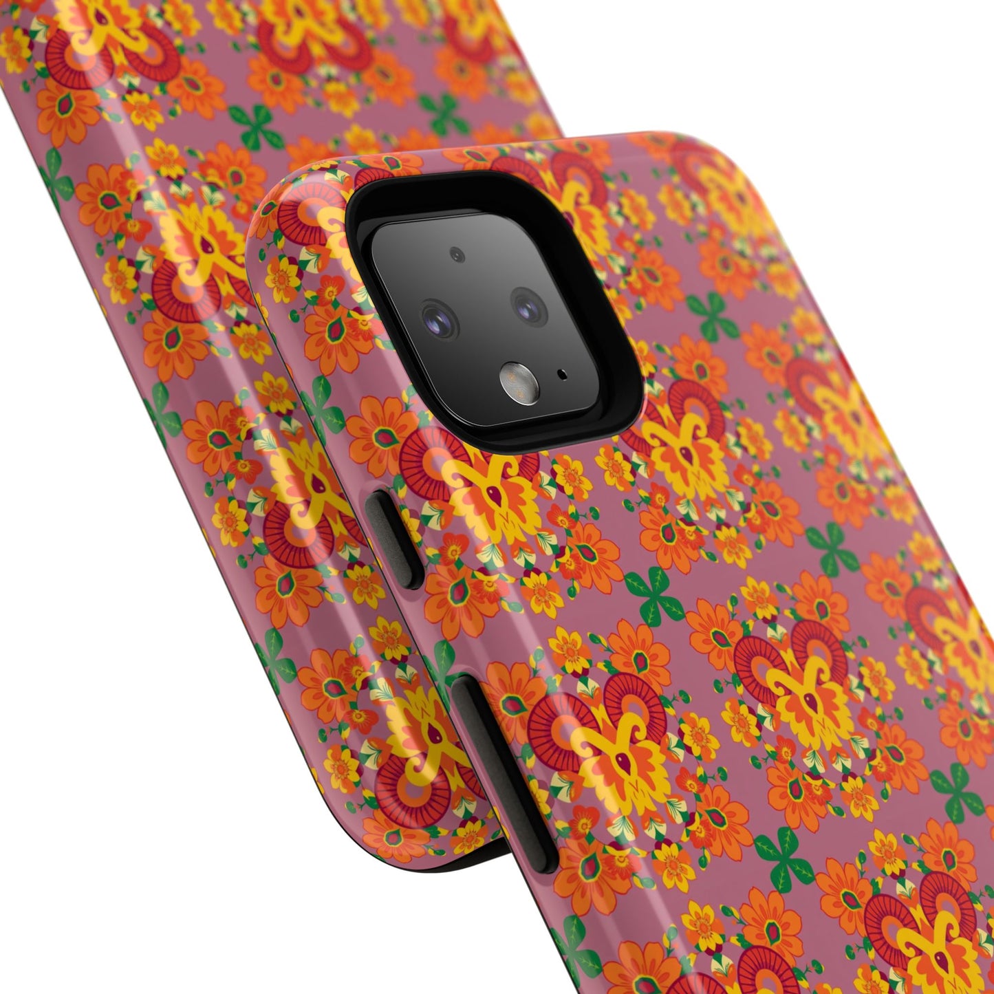 Tough Cases, Aries, Zodiac v1, Flower Pattern